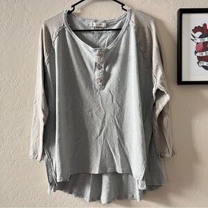 FP We The Free Mint Henley Tee